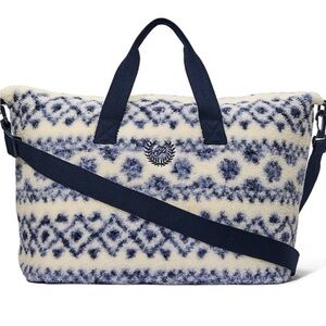 Victoria's Secret PINK Cozy Plush Weekender Tote Bag  NWT